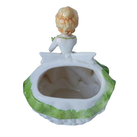 Vintage Relpo Lady Planter #5938 Japan Ceramic Mid Century - Picture 3 of 6